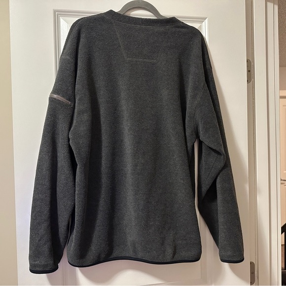 Eddie Bauer grey pull over sweater| size large - Picture 3 of 3